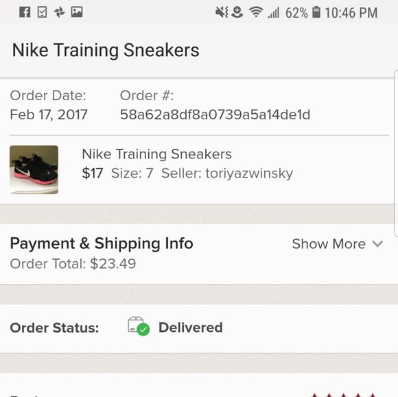 Black nike trainers - Picture 1 of 1